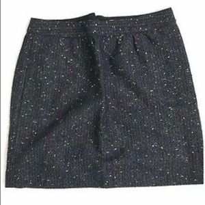 Sparkly Black Tweed Loft Skirt